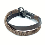 Wide Hand-knotted Double Wrap Bracelet