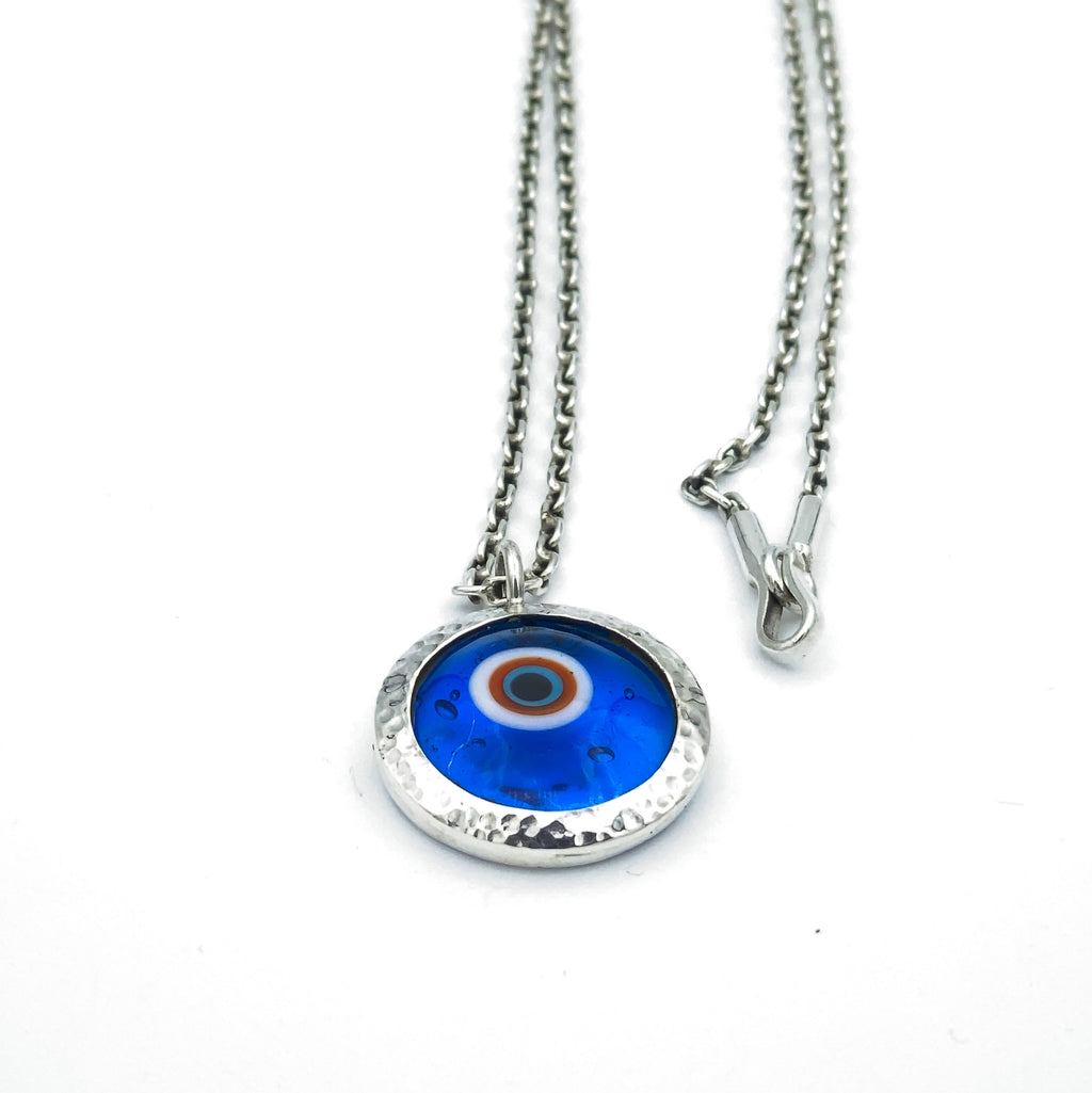 Evil Eye Murano Glass Pendant Necklace – Caputo & Co.