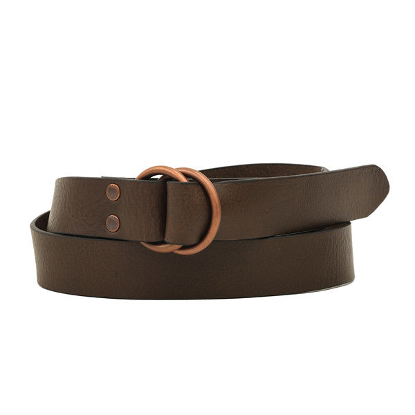 O-Ring Leather Belt — Clarke & Barba