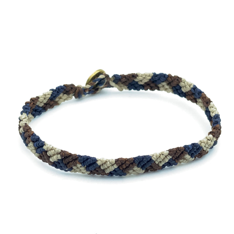 Hand-knotted Triangle Bracelet