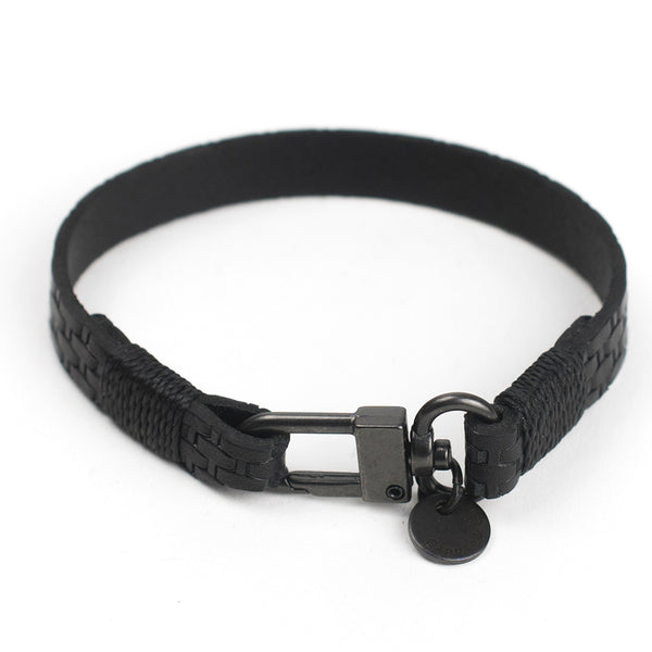 Embossed Leather Bracelet