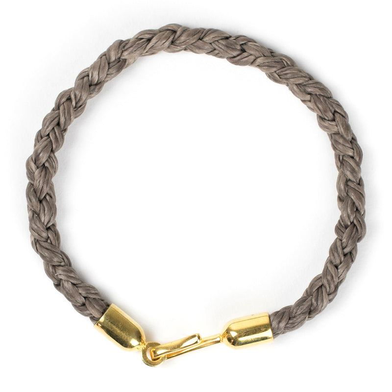 Hand-braided Waxed Cord Bracelet