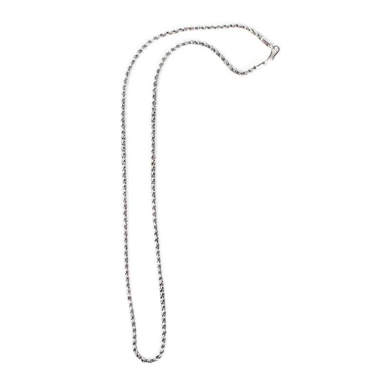Silver Chain Rope Necklace