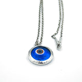 Evil Eye Murano Glass Pendant Necklace