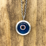 Evil Eye Murano Glass Pendant Necklace