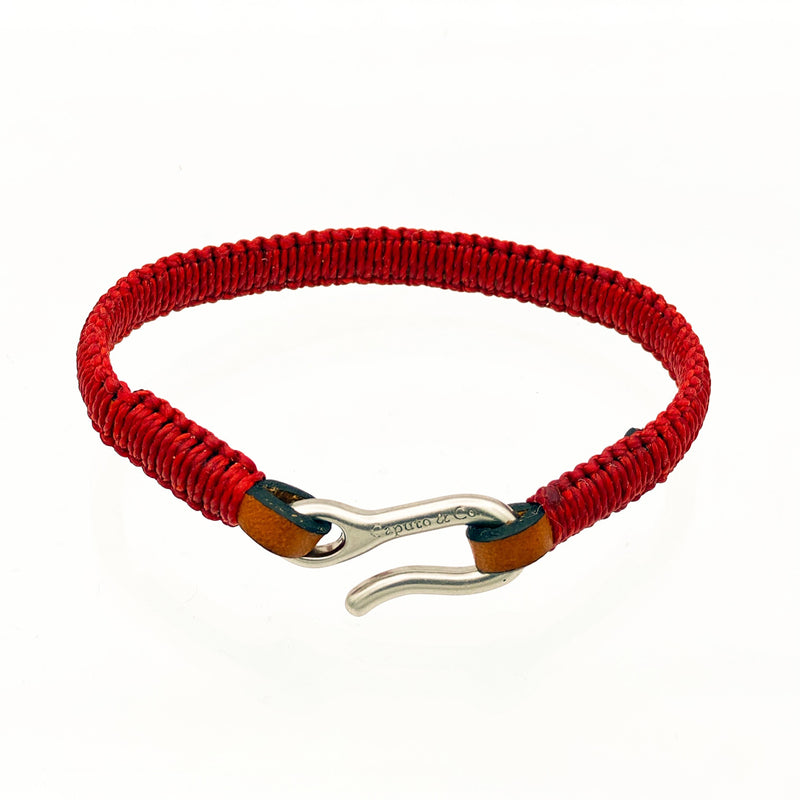 Hand-knotted Leather Bracelet