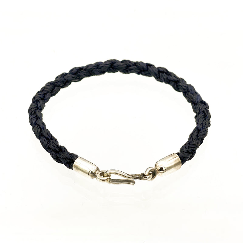 Hand-braided Waxed Cord Bracelet
