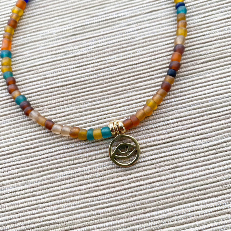 Evil Eye 2-IN-1 Convertible Necklace to Bracelet